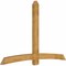 Ekena Millwork Bellingham Rough Sawn Timber Gable Bracket, Western Red Cedar, 96"W x 64"H x 4"D x 6"F, 16/12 Pitch GBW096X64X0406BEL00RWR - alternate 3